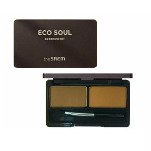 Набор для бровей The Saem Eco Soul Eyebrow Kit 01 Natural Brown 4 g